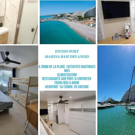 Marina Baie Des Anges, 3 Lits,clim, Plages *